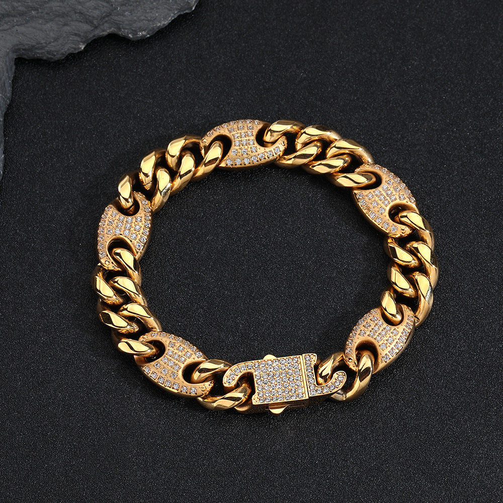 12mm Miami Cuban Royal Link Chain Necklace