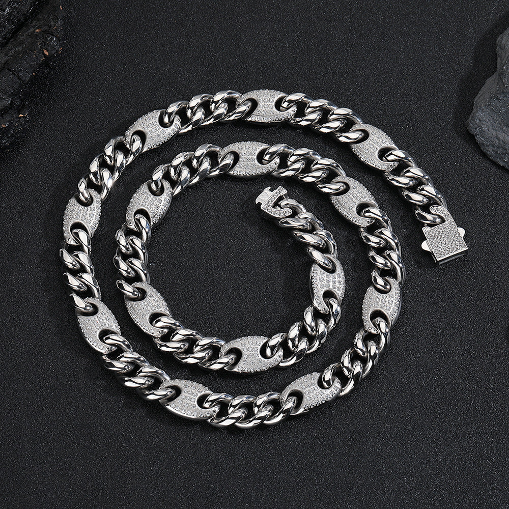 12mm Miami Cuban Royal Link Chain Necklace