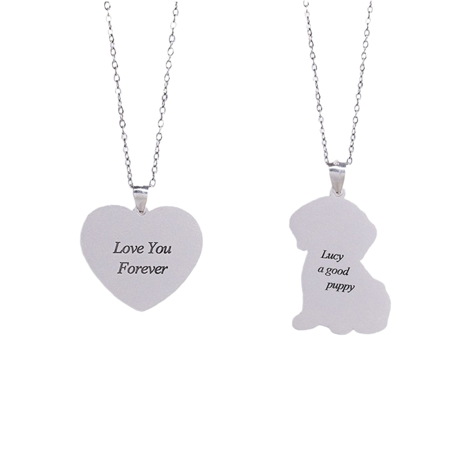 Custom stainless steel photo pendant