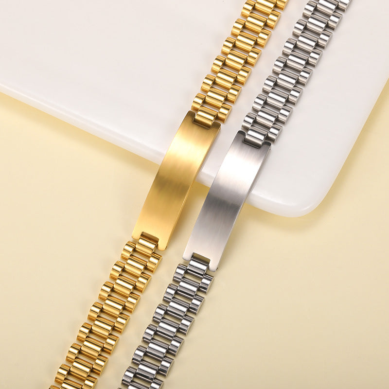 Custom Name Watch Bracelet
