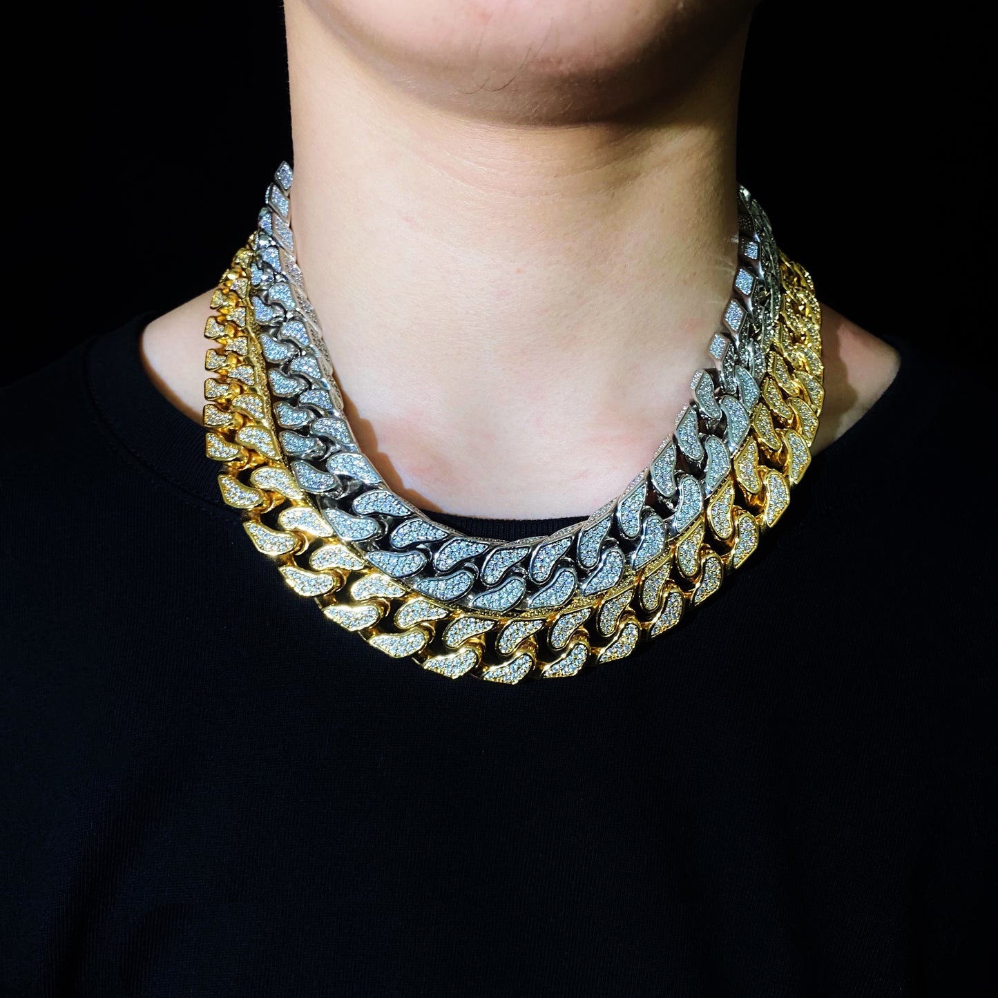 19mm Diamond Cuban Chain