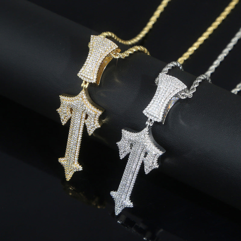 Big Iced Cross pendant