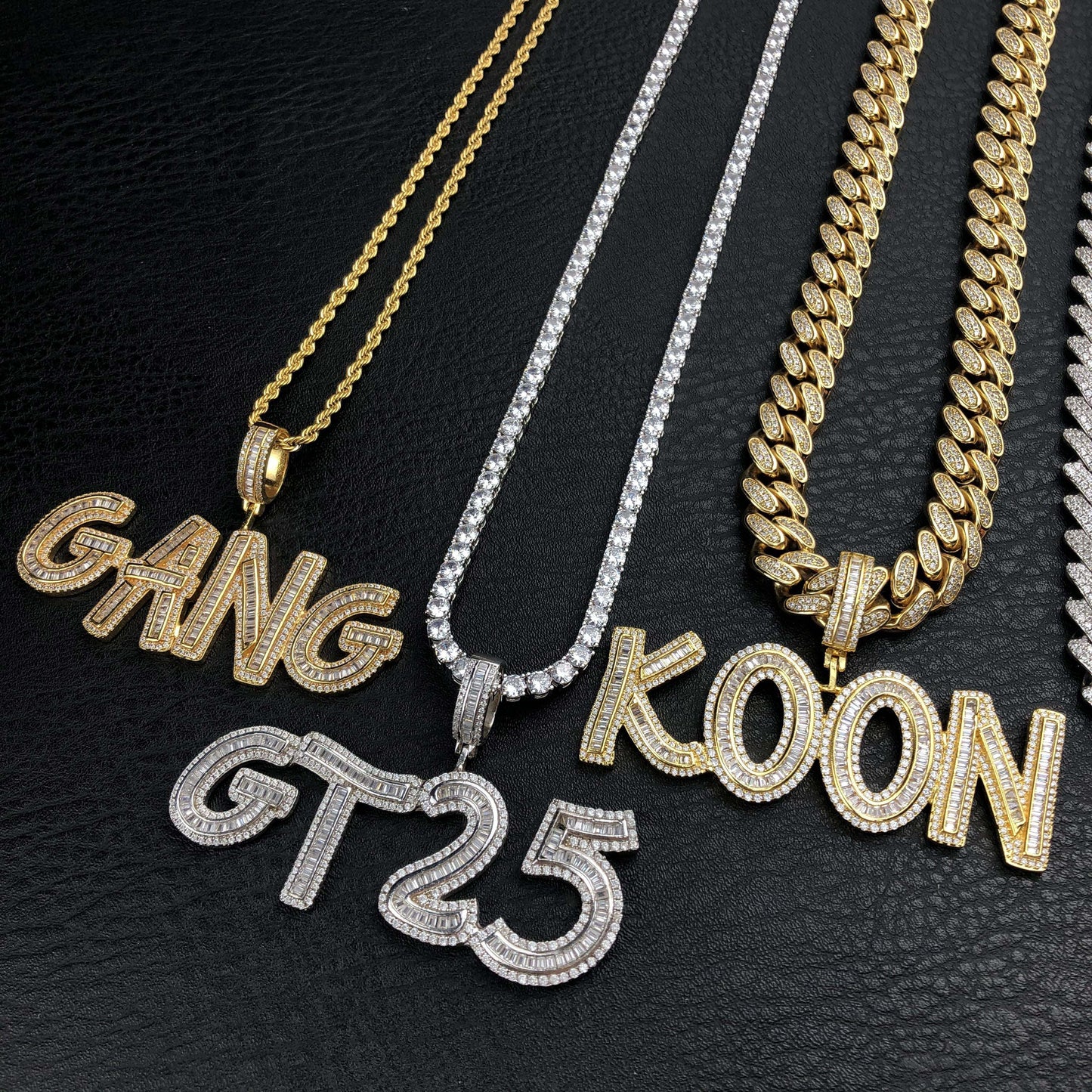 Baguette Custom Pendant