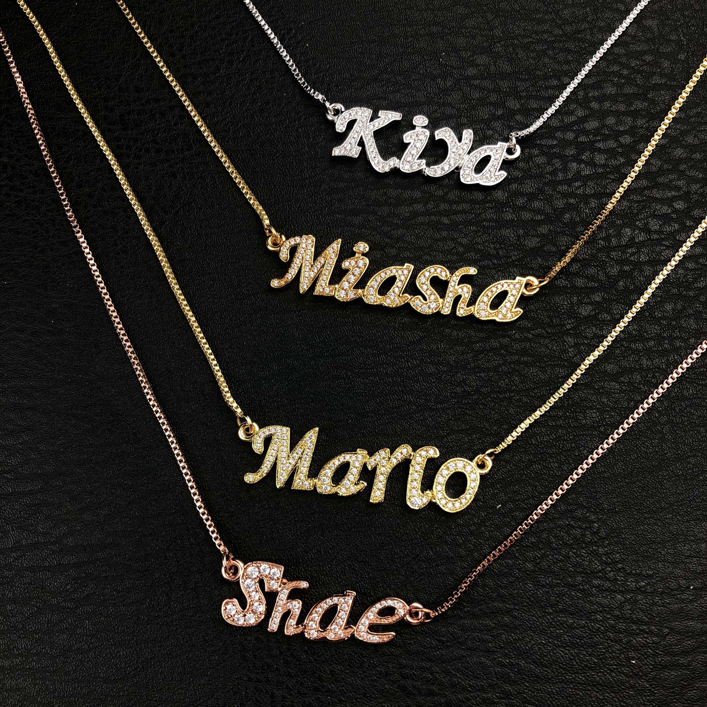 woman Custom Letter Pendant