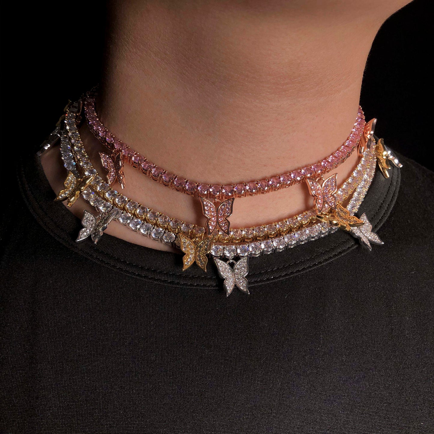 butterfly tennis chain