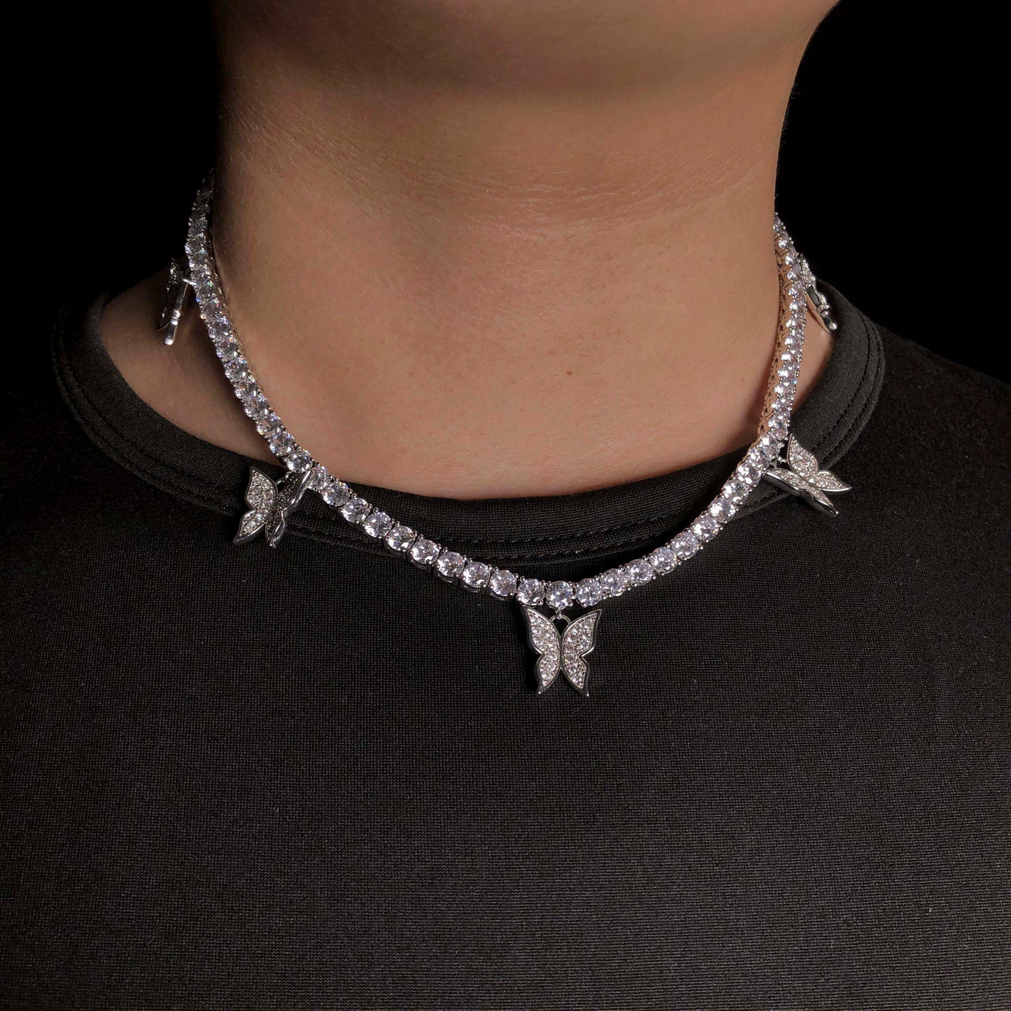 butterfly tennis chain