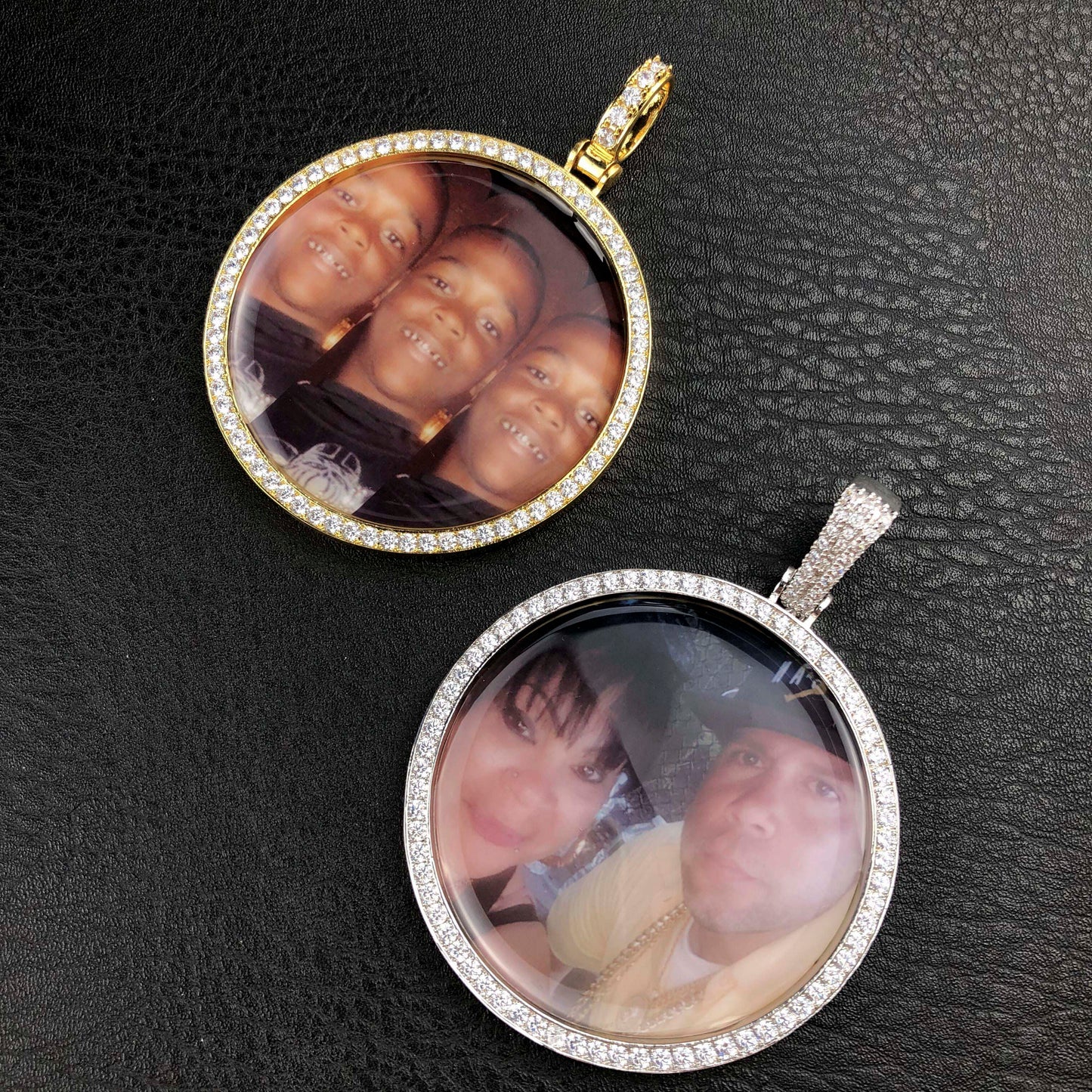 Large Circle Custom Picture Pendant