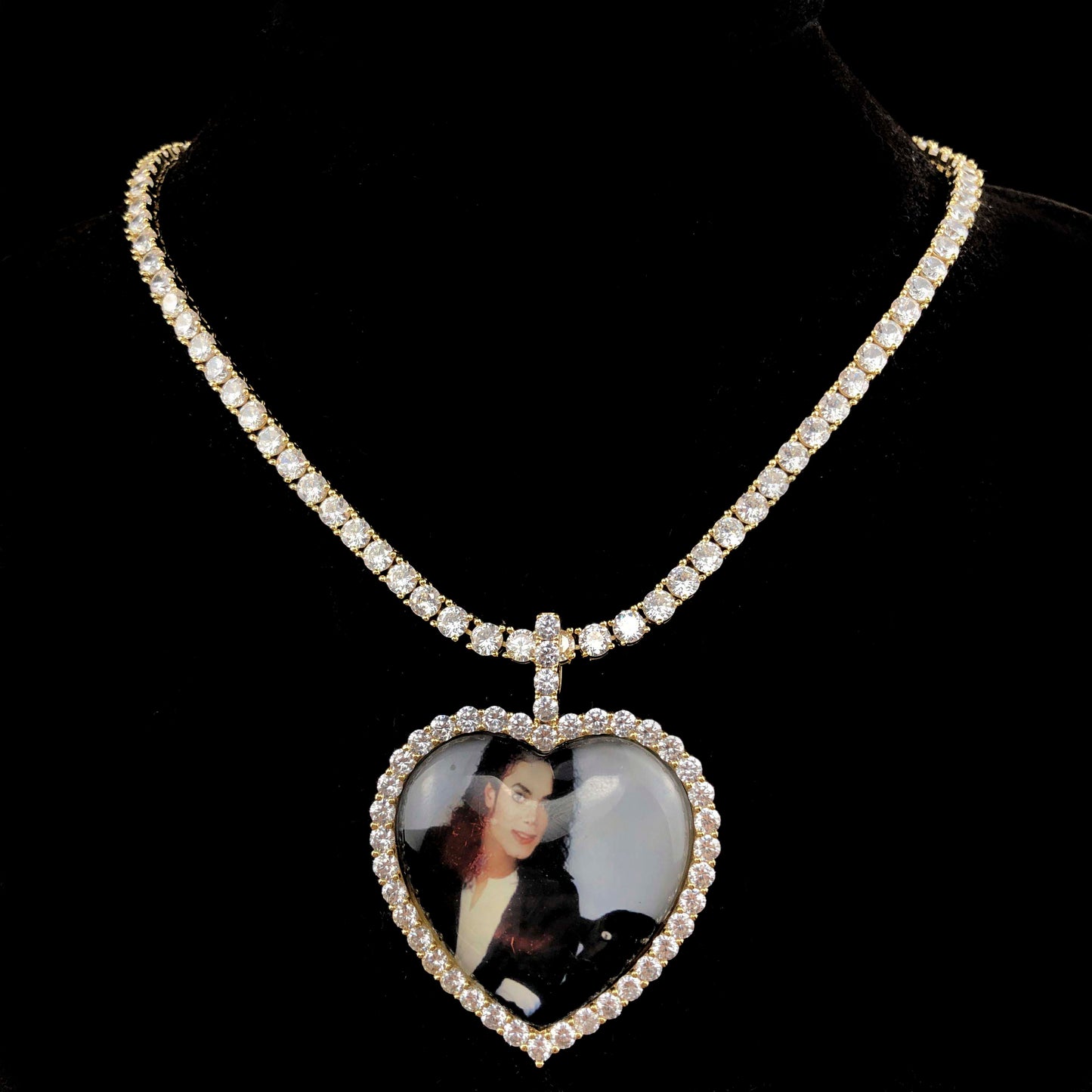Heart Locket Custom Picture Pendant