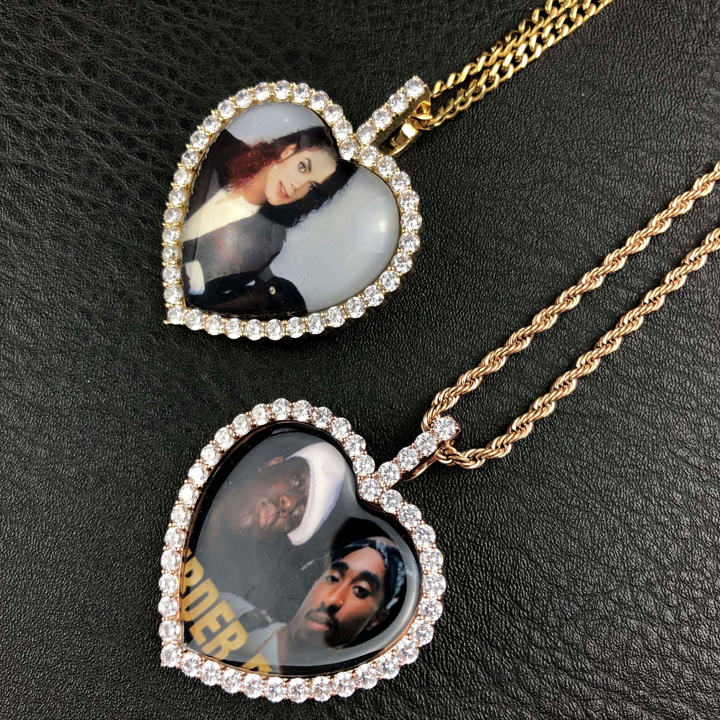 Heart Locket Custom Picture Pendant