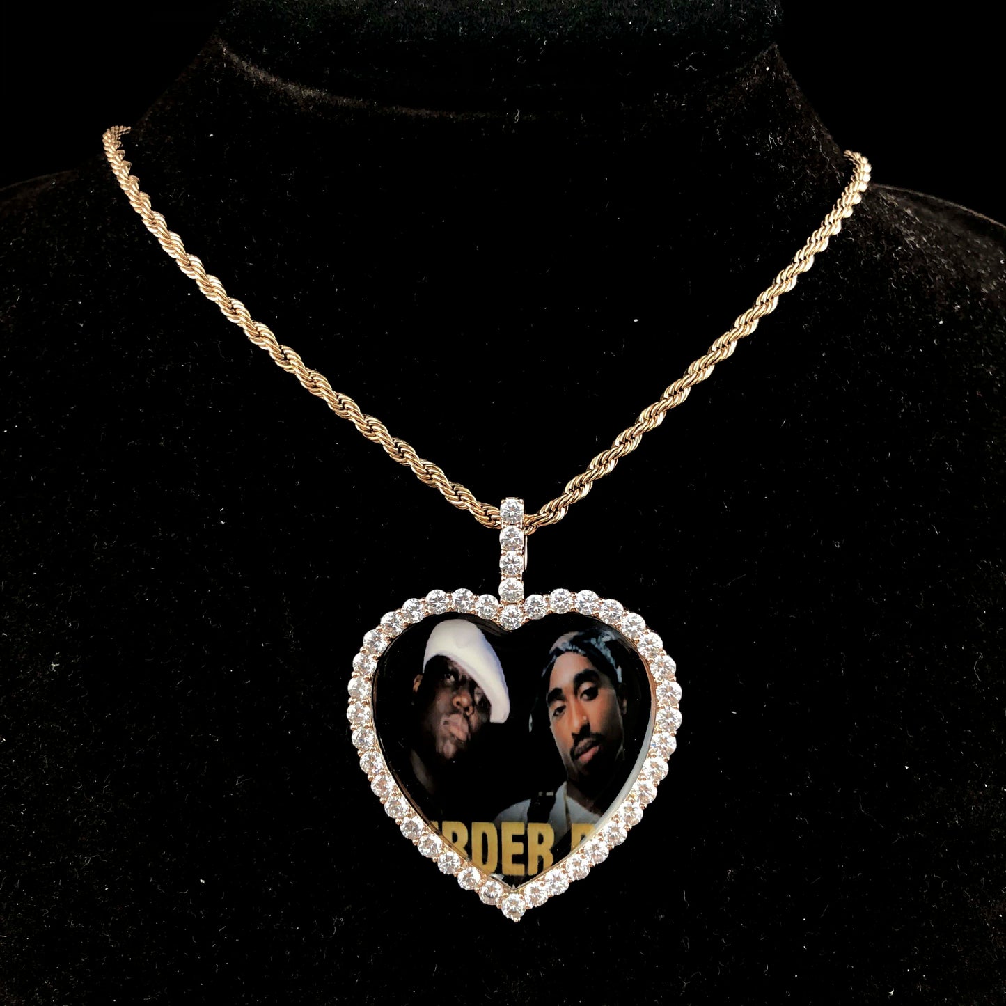 Heart Locket Custom Picture Pendant