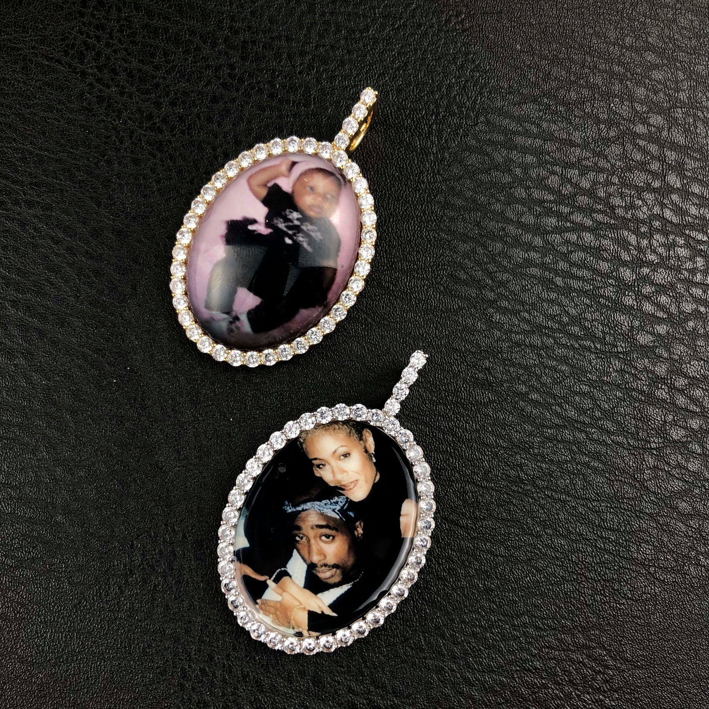 3D Oval Custom Picture Pendant