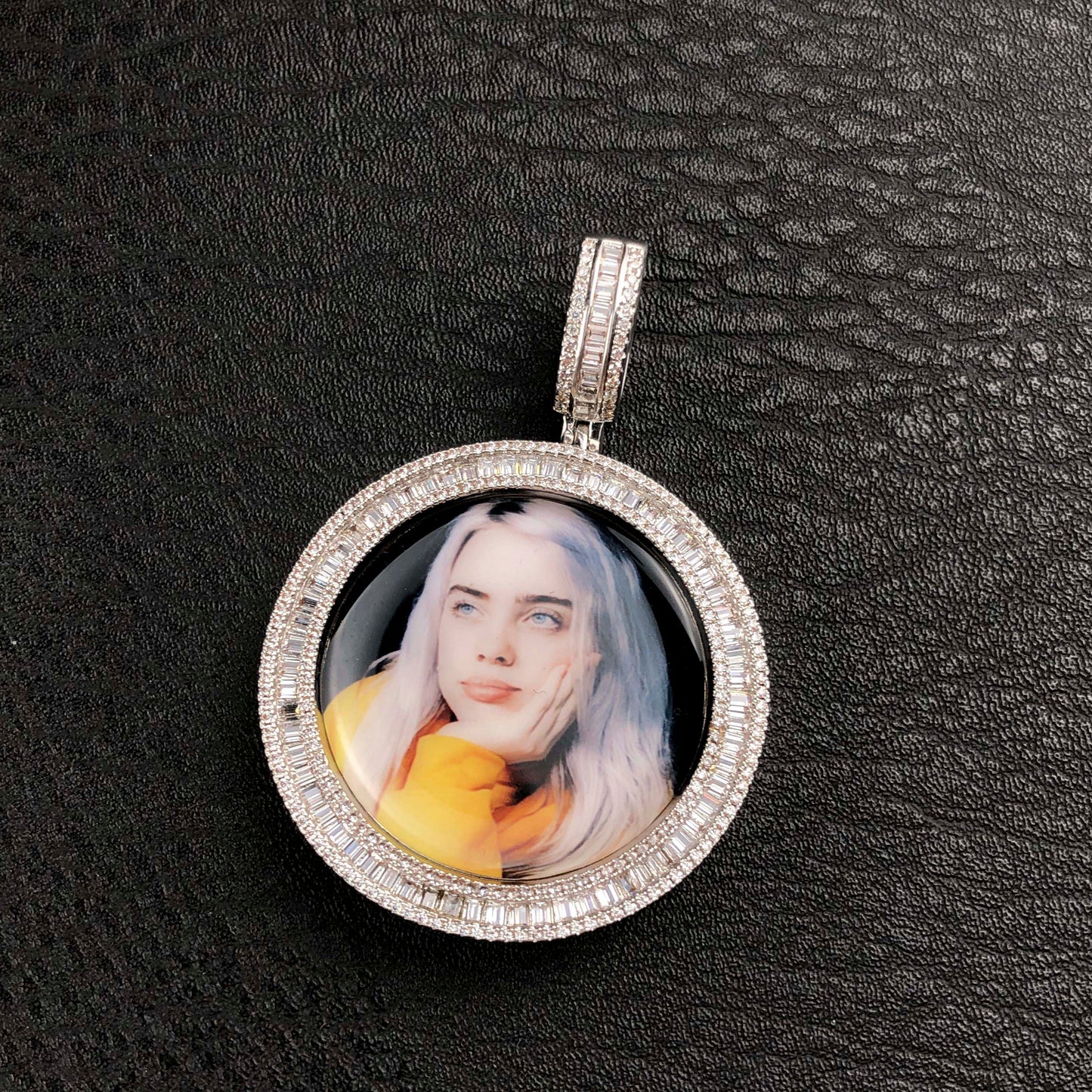Custom Baguette picture Pendant