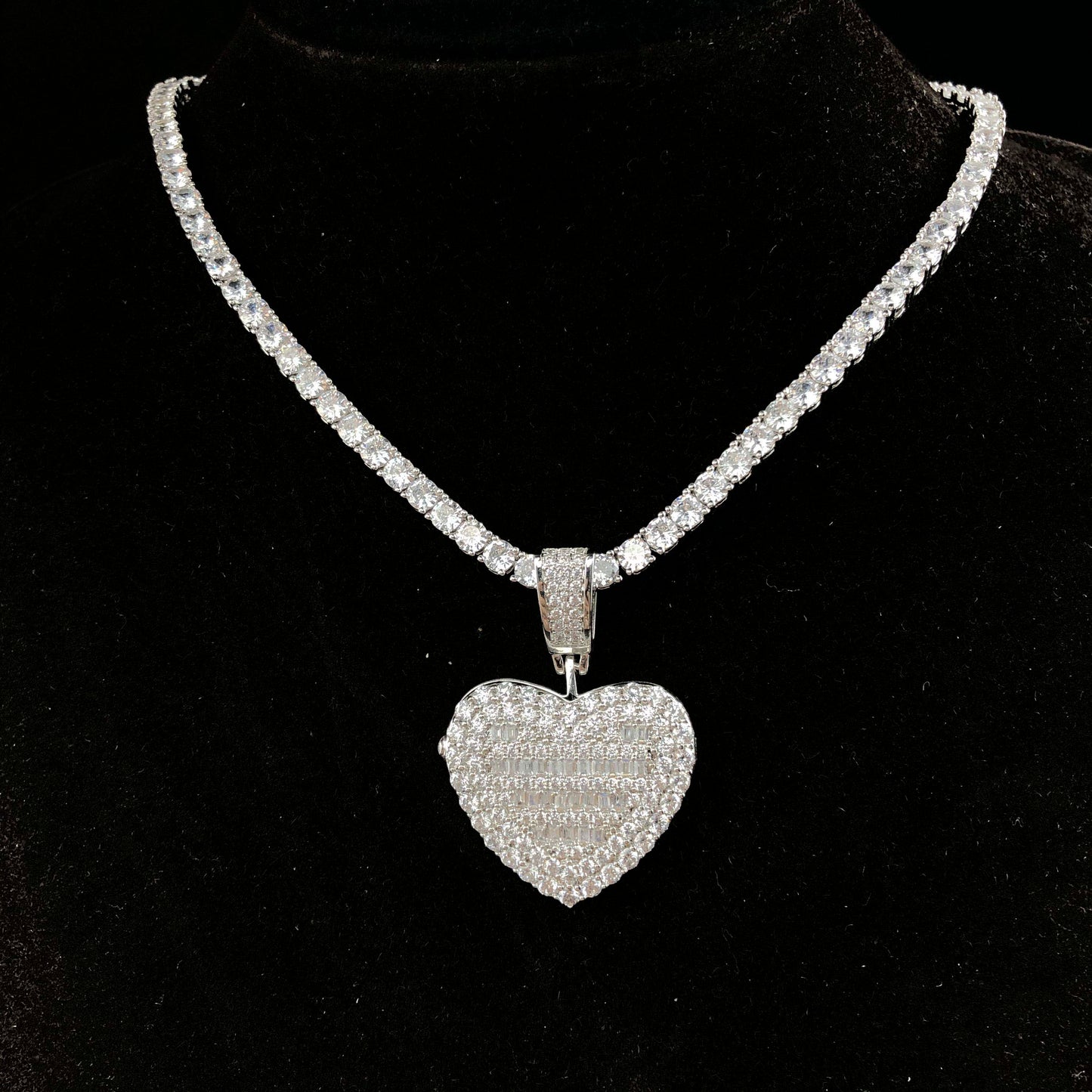 Heart Locket Custom Picture Pendant