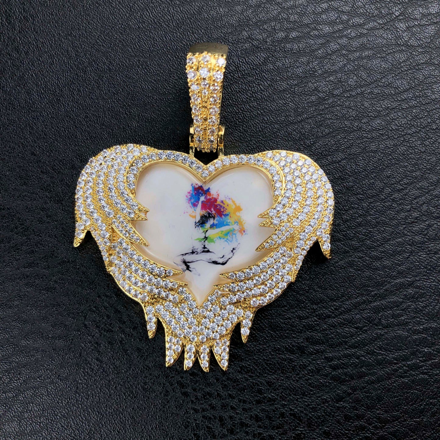 Heart Locket Custom Picture Pendant