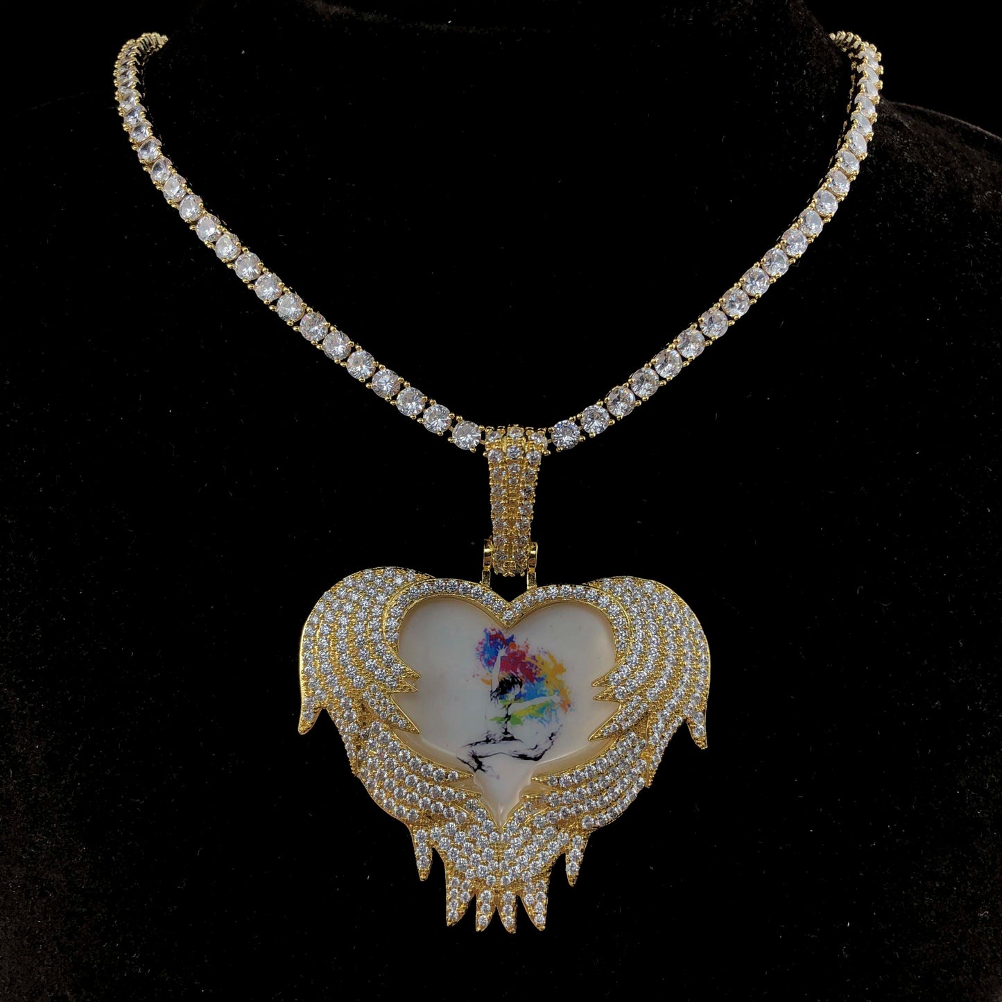 Heart Locket Custom Picture Pendant