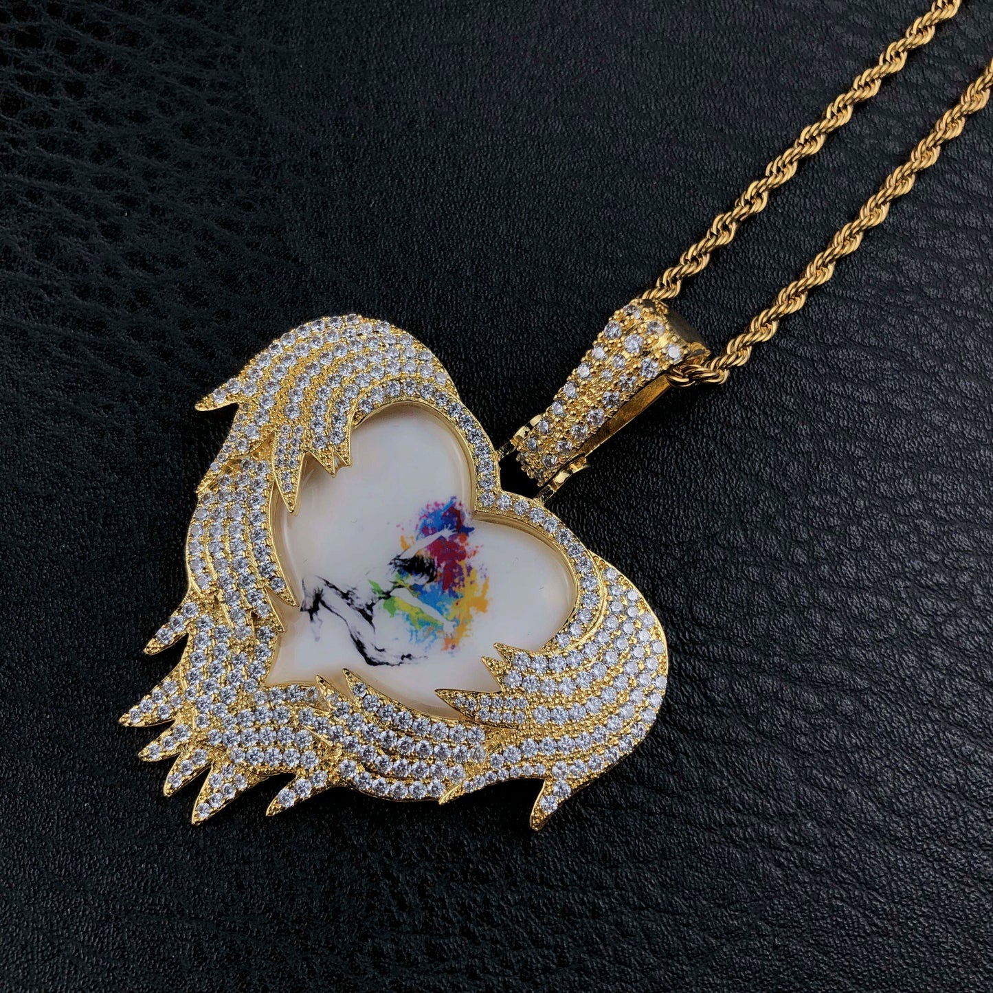 Heart Locket Custom Picture Pendant