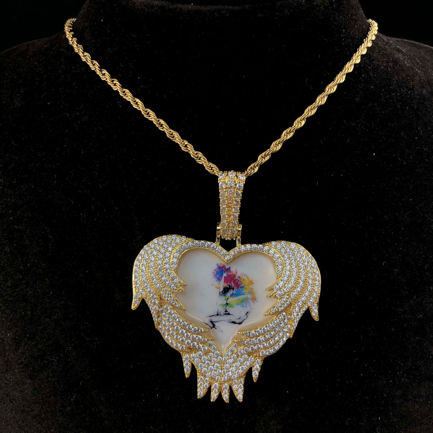 Heart Locket Custom Picture Pendant