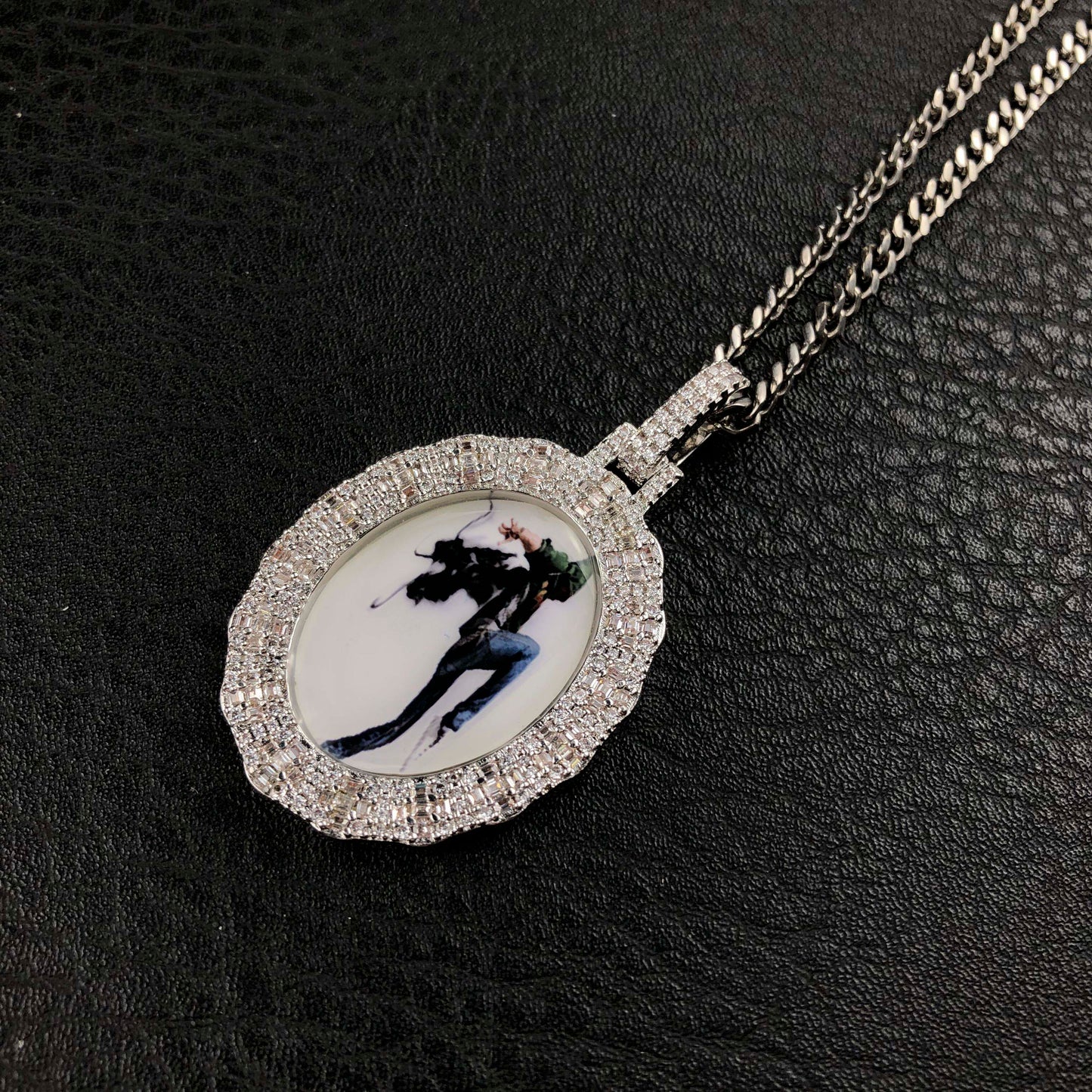 Baguette Custom picture Pendant