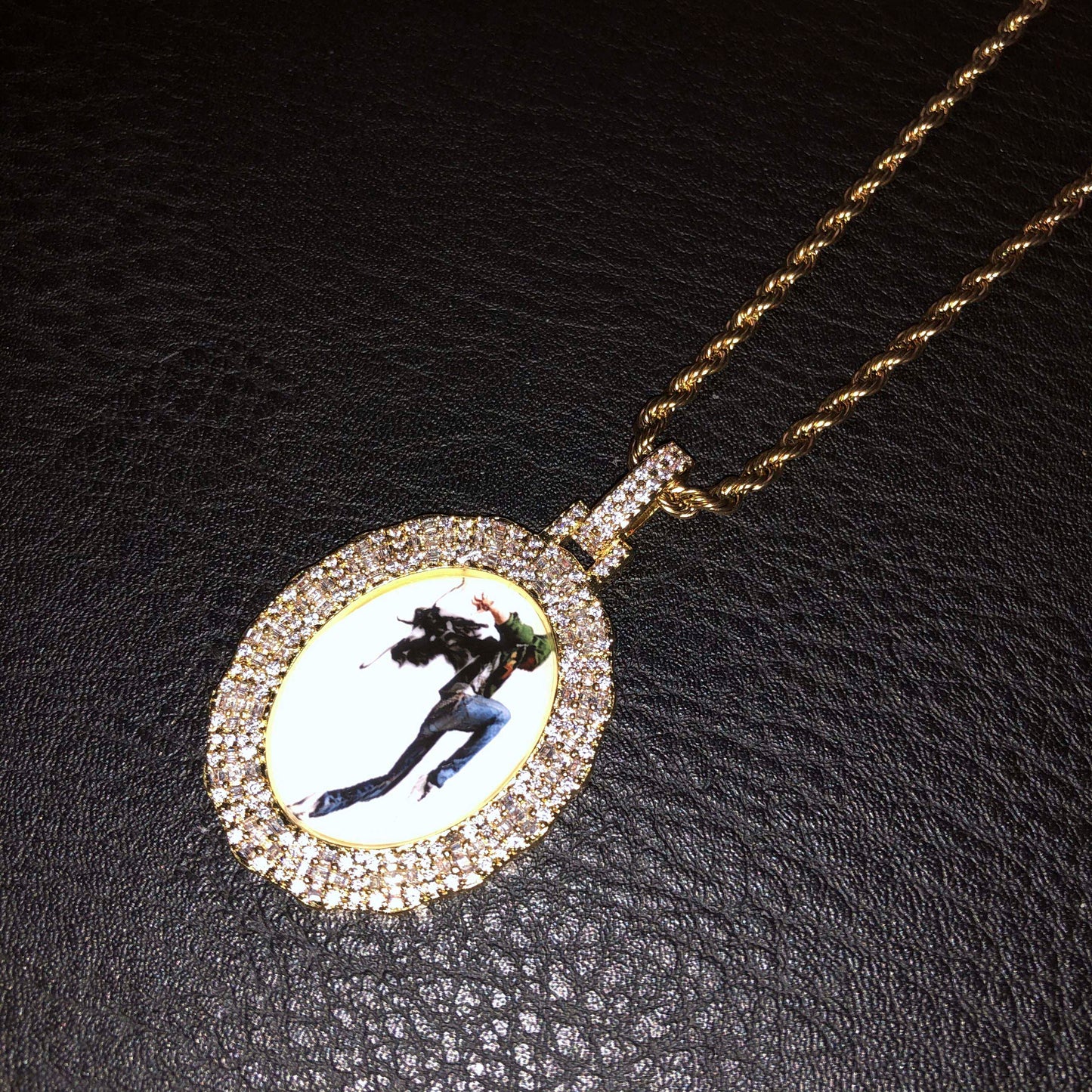 Baguette Custom picture Pendant