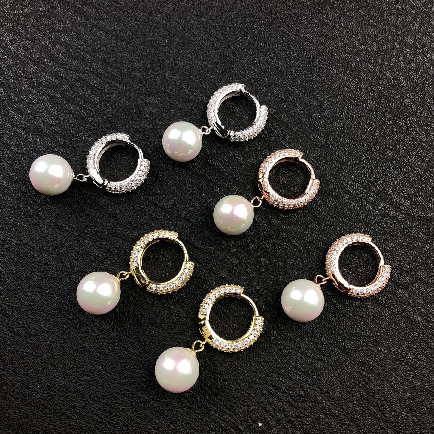 925 Silver Pearl Earrings