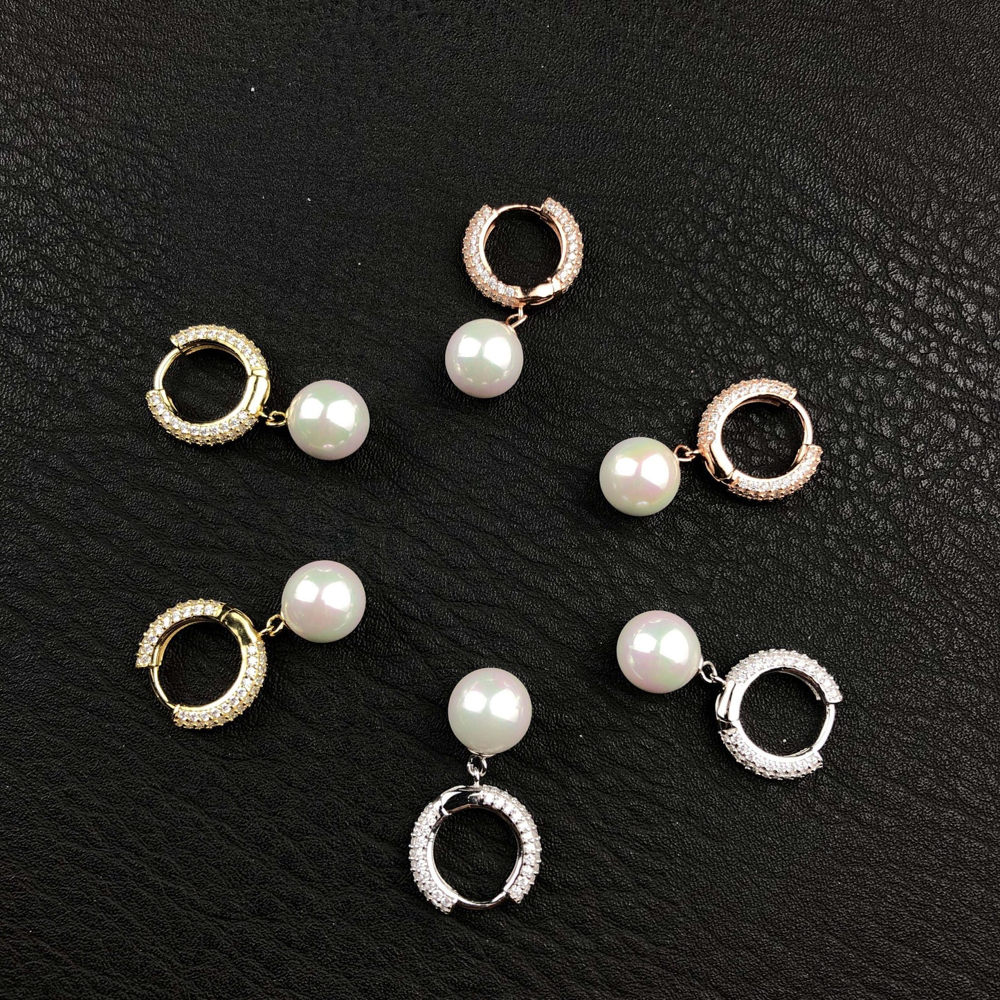925 Silver Pearl Earrings