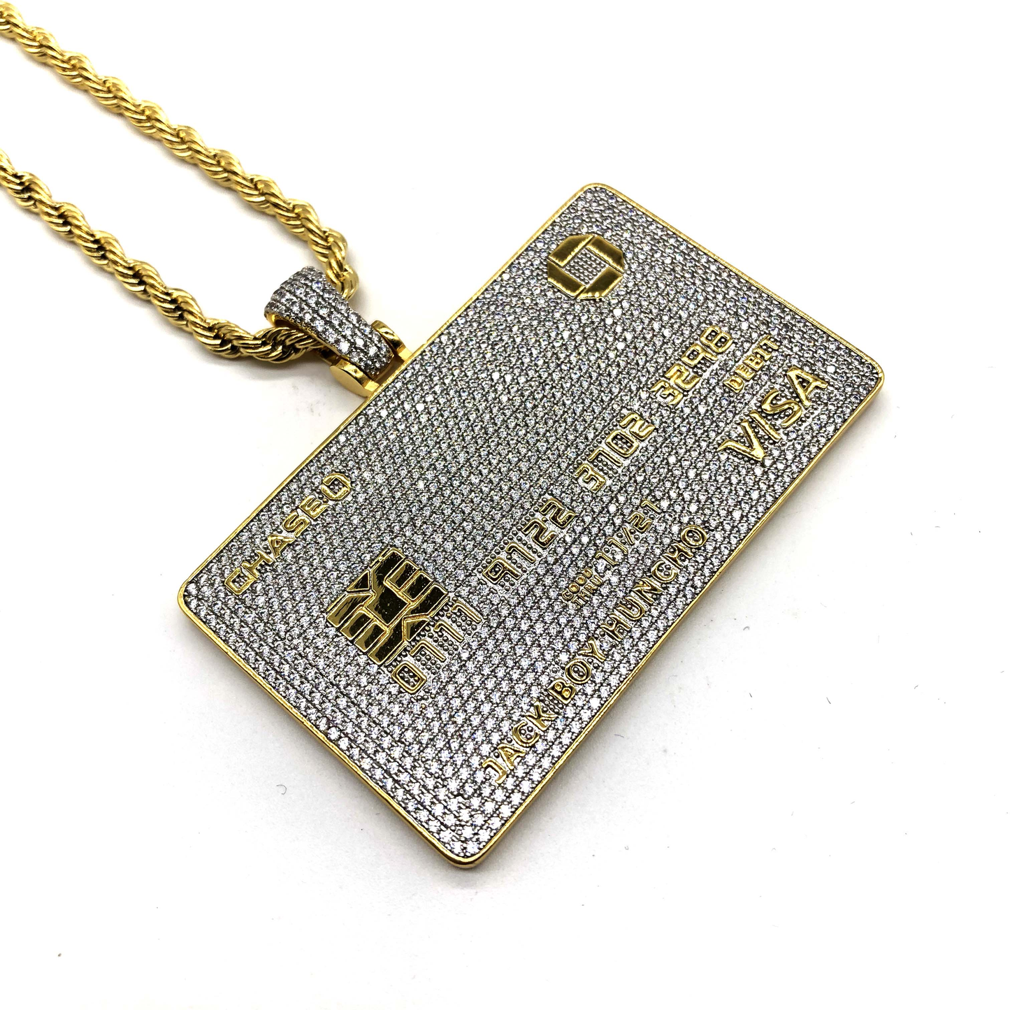 Custom credit card pendant