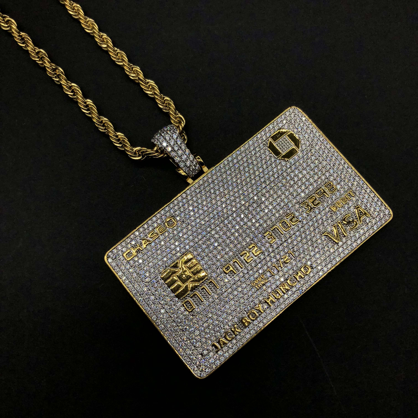 Custom credit card pendant