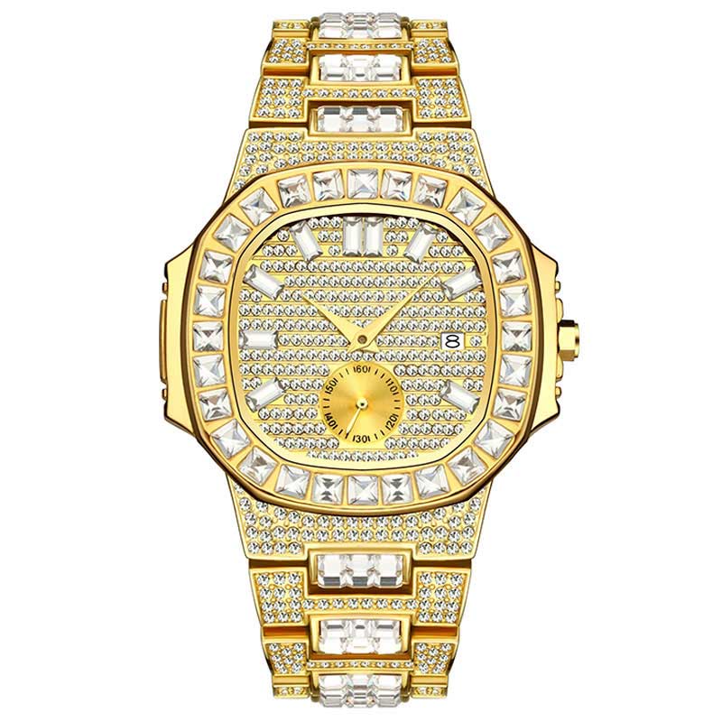 Hip hop ice watch