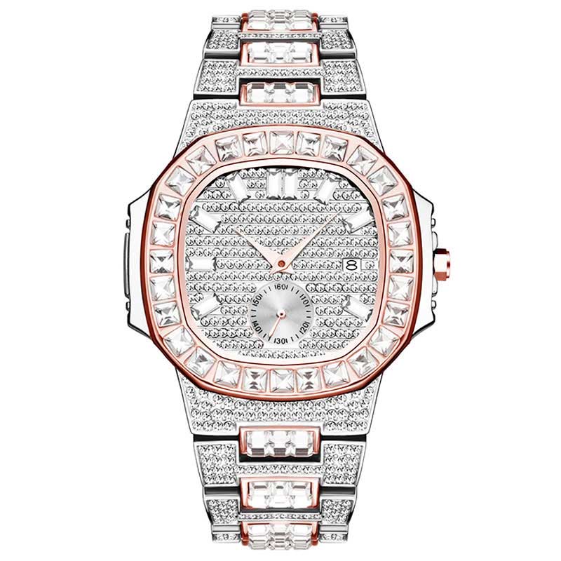 Hip hop ice watch