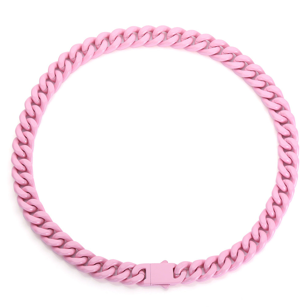 12mm stainless steel cuban link Chain