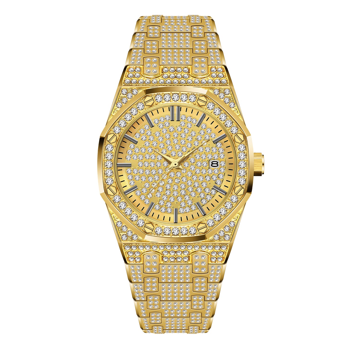 Hip hop ice watch