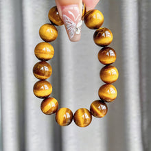 Load image into Gallery viewer, Tiger eye stone Bracelet glass beads Men and women bangle
