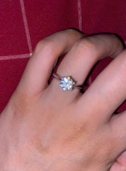 925 Silver Diamond Moissanite Ring