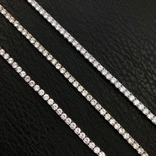 Load image into Gallery viewer, 5mm Round Cut Diamond Tennis Chain
