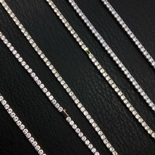 Load image into Gallery viewer, 5mm Round Cut Diamond Tennis Chain
