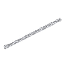 Load image into Gallery viewer, 925 silver Moissanite 8mm cuban Bracelet
