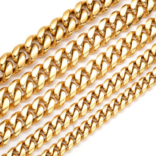 Load image into Gallery viewer, 12mm 14mm 18mm 20mm 22mm Miami Cuban Chain 18K Gold
