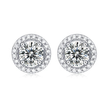 Load image into Gallery viewer, 925 Silver Moissanite Earrings
