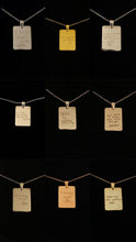 Load image into Gallery viewer, Custom Name Necklace Personalized Handwritten Signature Pendant
