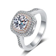 Load image into Gallery viewer, 925 Silver Diamond Moissanite Ring
