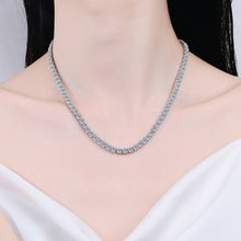 Load image into Gallery viewer, 925 silver Moissanite Tennis chain and Bracelet
