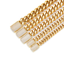 Load image into Gallery viewer, 12mm 14mm 18mm 20mm 22mm Miami Cuban Chain 18K Gold
