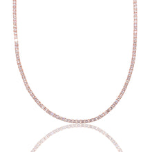 Load image into Gallery viewer, 3mm Round Cut Diamond Tennis Chain
