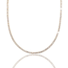 Load image into Gallery viewer, 3mm Round Cut Diamond Tennis Chain
