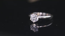 Load and play video in Gallery viewer, 925 Silver Diamond Moissanite Ring
