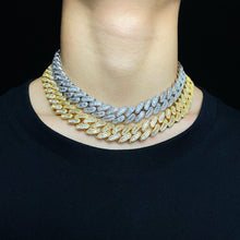 Load image into Gallery viewer, 15mm Baguette Cuban Chain
