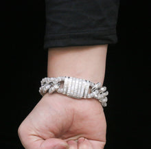 Load image into Gallery viewer, 19mm Baguette Cuban Bracelet
