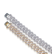 Load image into Gallery viewer, 19mm Diamond Prong Cuban Link Bracelet
