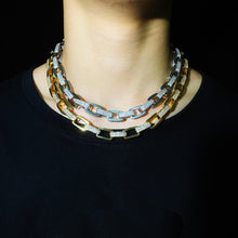 Load image into Gallery viewer, 10mm iced hermes link chain
