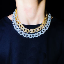 Load image into Gallery viewer, 15mm Baguette Infinity Diamond Chain
